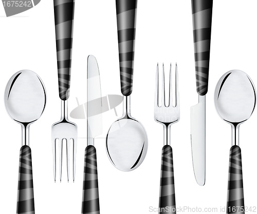 Image of Fork spoon and knife