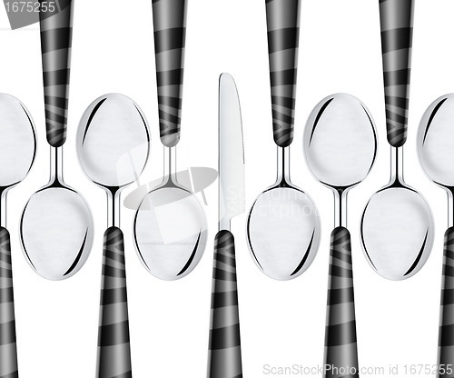 Image of spoons and knife