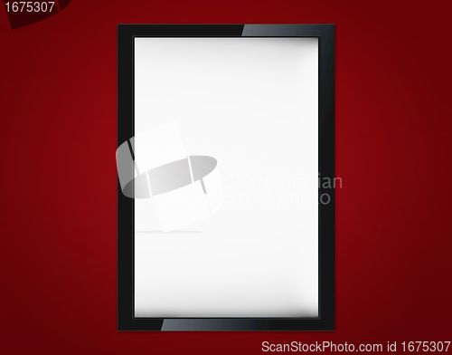 Image of Blank advertising billboard 