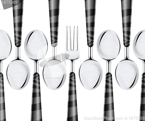 Image of Fork and spoons