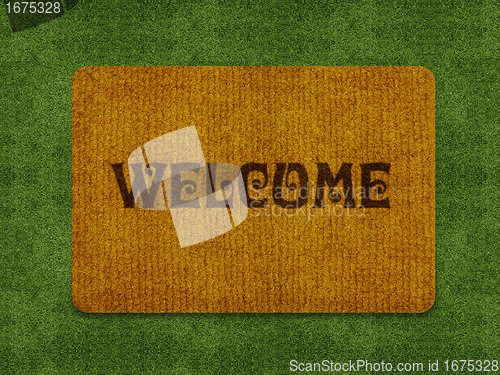 Image of welcome doormat