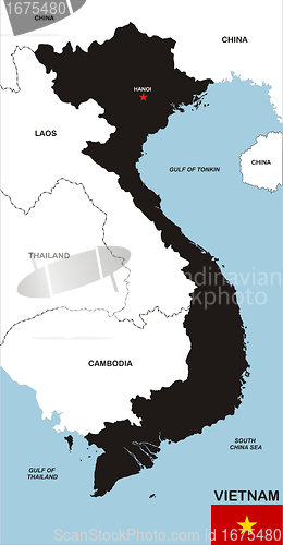 Image of vietnam map