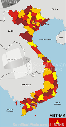 Image of vietnam map