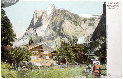 Image of Swiss Alps Postcard