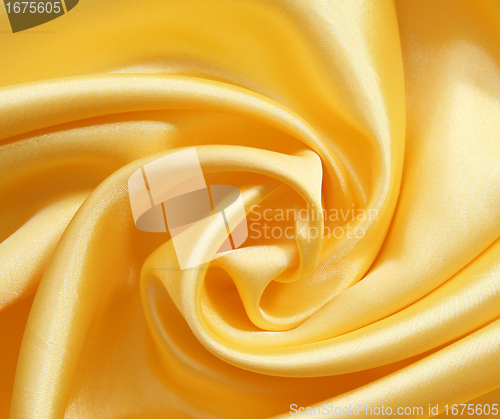 Image of Smooth elegant golden silk