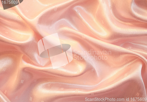 Image of Smooth elegant pink silk as background