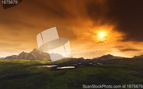 Image of dark fantasy landscape