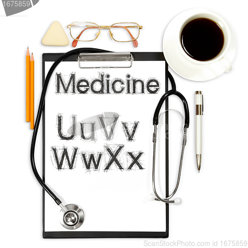 Image of abstract medical background