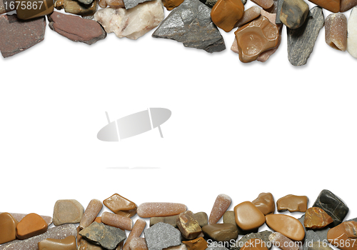 Image of background with stones and old paper 05