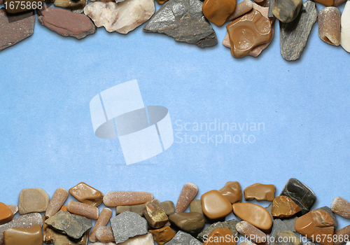 Image of background with stones and old paper 02