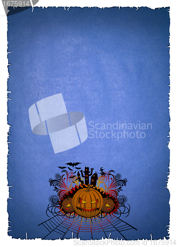 Image of blue old paper