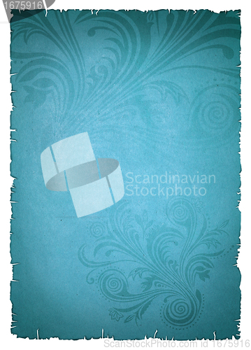 Image of blue old paper