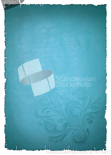 Image of blue old paper