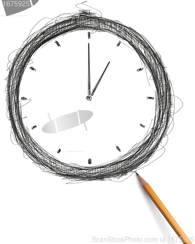 Image of sketch clock