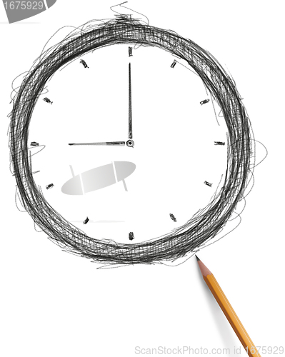 Image of sketch clock