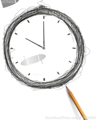 Image of sketch clock