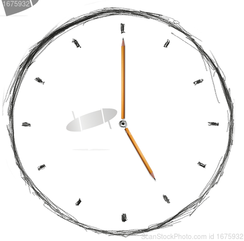 Image of sketch clock