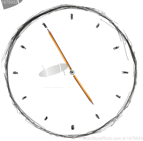 Image of sketch clock