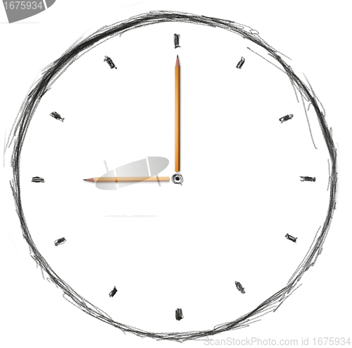 Image of sketch clock