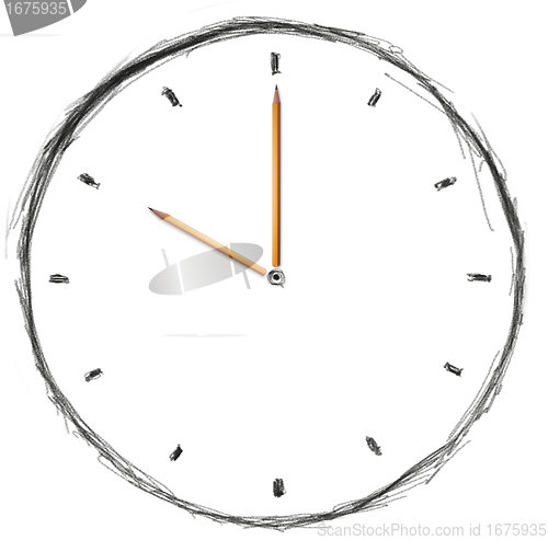 Image of sketch clock