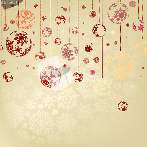 Image of Vintage merry christmas and happy new year. EPS 8