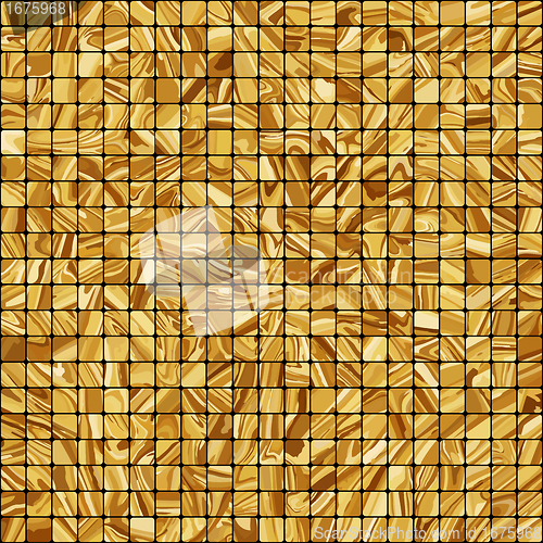 Image of Gold mosaic background. EPS 8