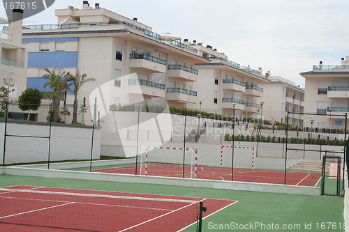 Image of Apartment-buildings next to the Mediterranean