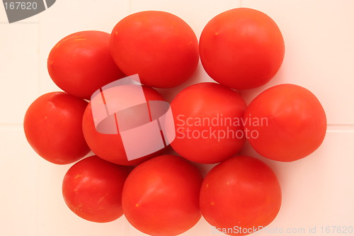 Image of A group of tomatos