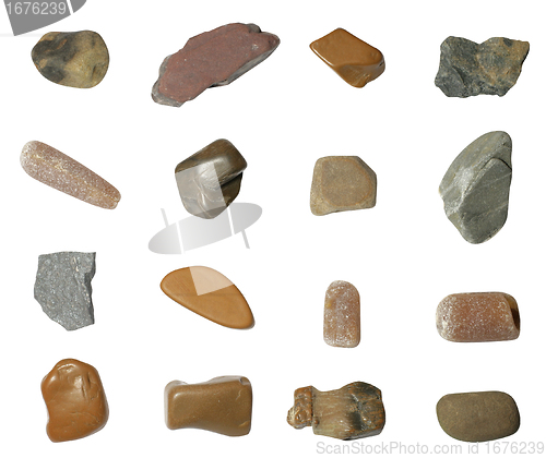 Image of set of isolated stones