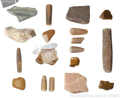 Image of set of isolated stones