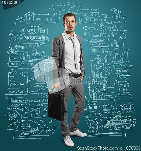 Image of businessman with bag