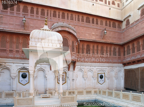 Image of patio with pavilion