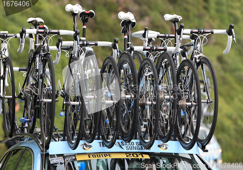 Image of Bikes of Saxo Bank-Sungard team