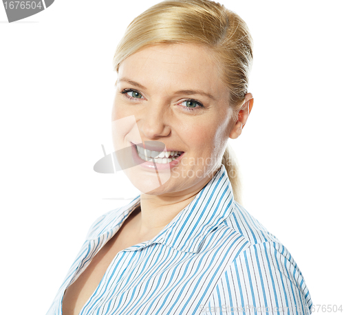 Image of Female business executive, close-up