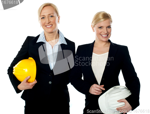 Image of Young female architects