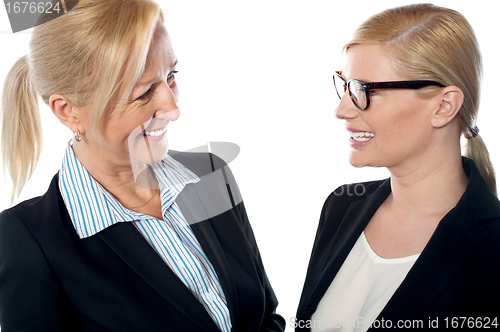 Image of Businesswomen meeting