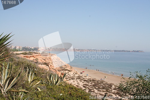 Image of View above the Mediterranean a lovely sunny day