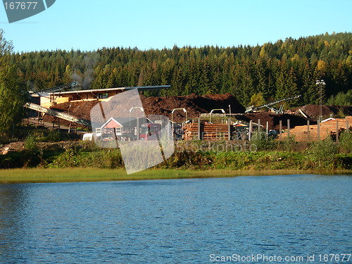 Image of The saw mill Fossum in Bærum in Norway.