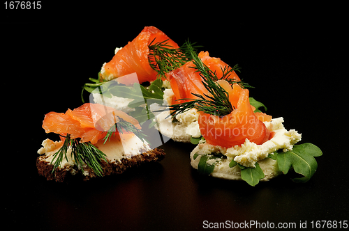 Image of Smoked salmon snacks