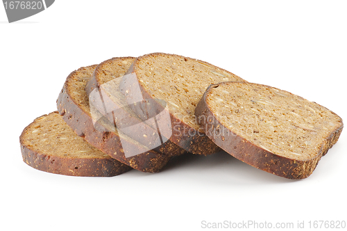 Image of Slices of brown bread