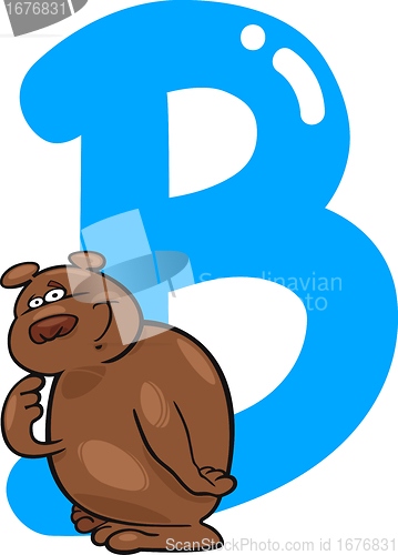 Image of B for bear