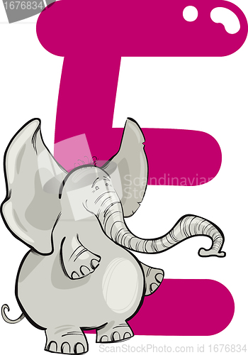 Image of E for elephant