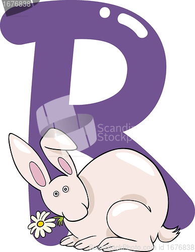 Image of R for rabbit