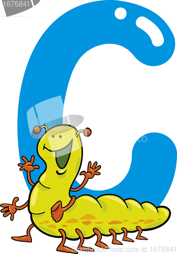 Image of C for caterpillar