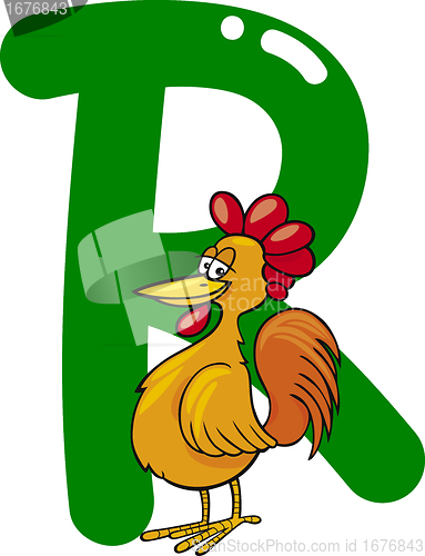 Image of R for rooster