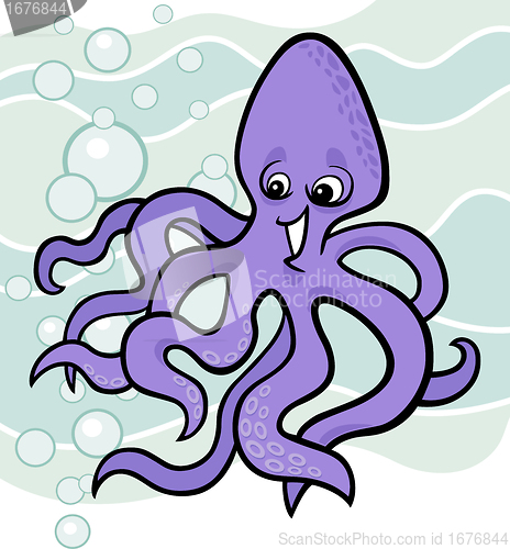 Image of cartoon octopus