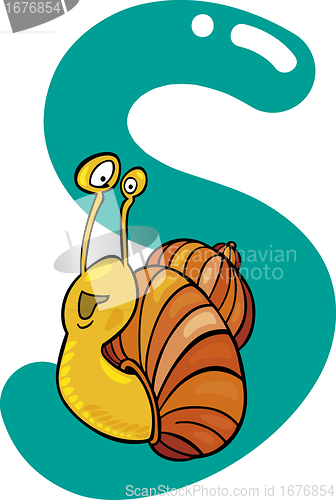 Image of S for snail