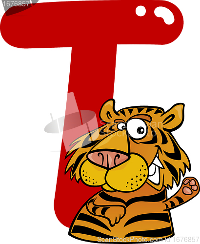 Image of T for tiger