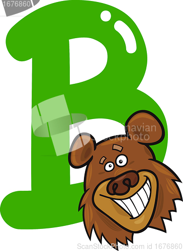 Image of B for bear