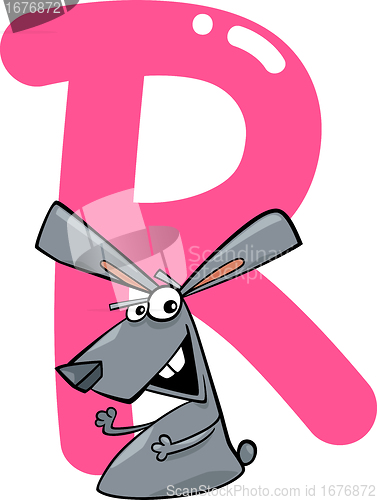 Image of R for rabbit